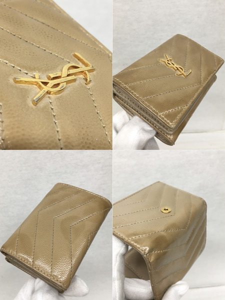 SAINT LAUREN　札入れ・マネークリップ オリガミ/三つ折りコンパクトウォレット/668274