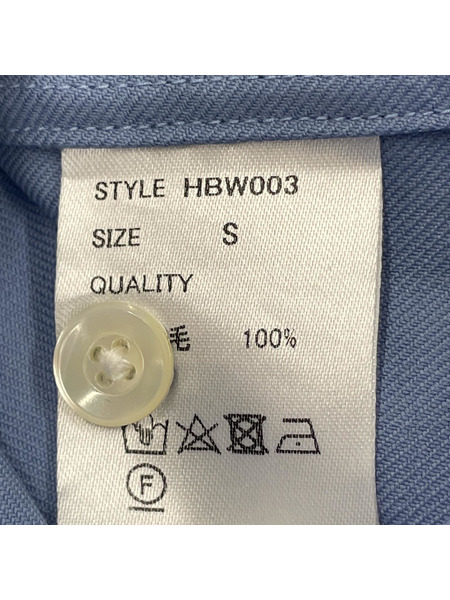 MB HIGH-END Bishu WOOL シャツ Ｓ