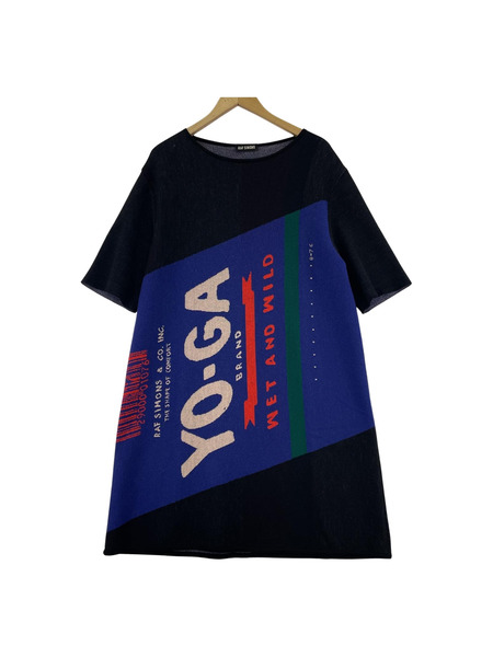 RAF SIMONS 14ss YO-GA ニットtee ブルー