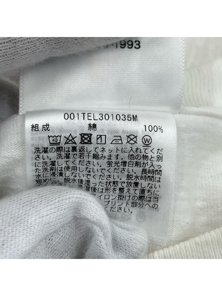 A BATHING APE 半袖Tシャツ・カットソー CAMO APE FACE STA 白 (M)