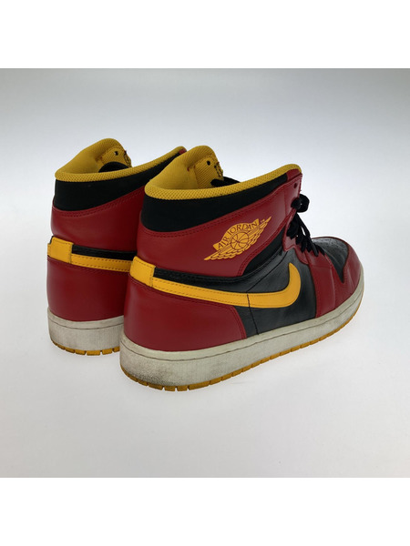 NIKE スニーカー AIR JORDAN 1 RETRO HUMAN 赤 28.5