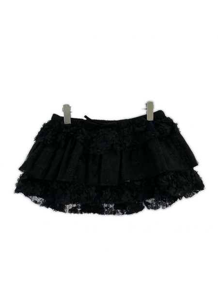 ミニスカート GLOWNY Girlfriend lace Ruffle Mini