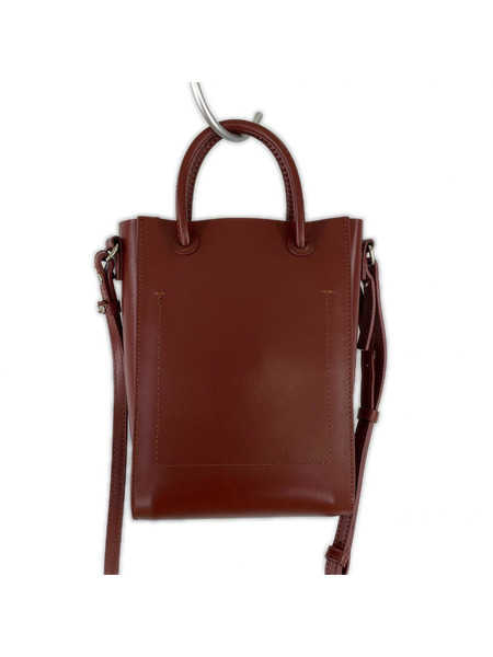 YAHKI ショルダーバッグ YAHKI レザー クロスボディ ショルダーバッグ ブラウン