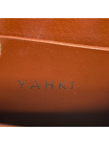 YAHKI ショルダーバッグ YAHKI レザー クロスボディ ショルダーバッグ ブラウン