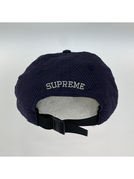 Supreme 24SS/Seersucker S Logo 6-Panel Cap