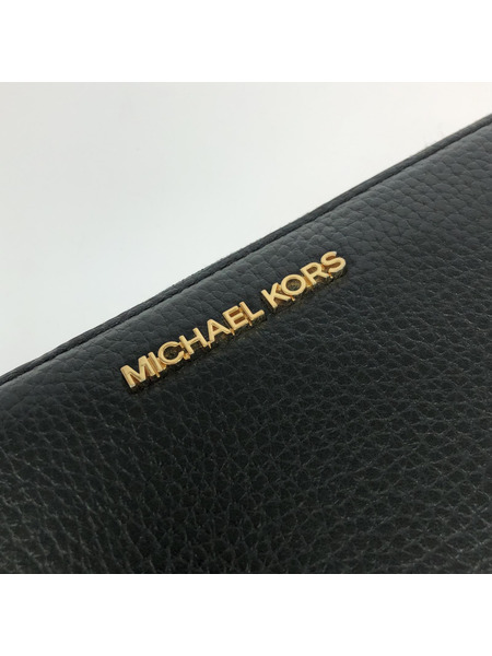 MICHAEL KORS 35T7GTVE7L レザーロングウォレット 黒[値下]