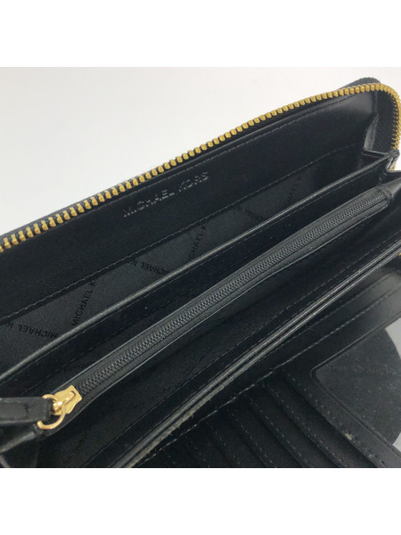 MICHAEL KORS 35T7GTVE7L レザーロングウォレット 黒[値下]