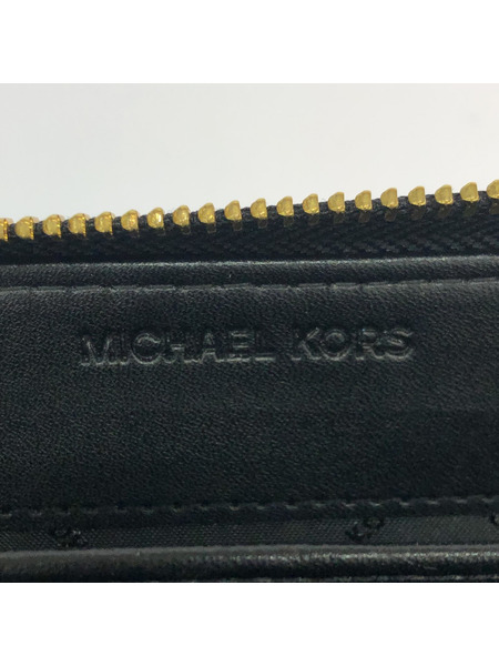 MICHAEL KORS 35T7GTVE7L レザーロングウォレット 黒[値下]