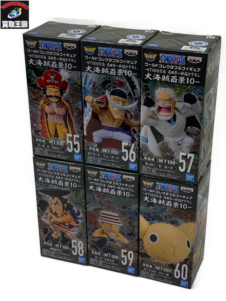 ワンピース WCF 大海賊百景10 6種セット 未開封 ONE PIECE ワールドコレクタブルフィギュア WT100記念 尾田栄一郎描き下ろし 