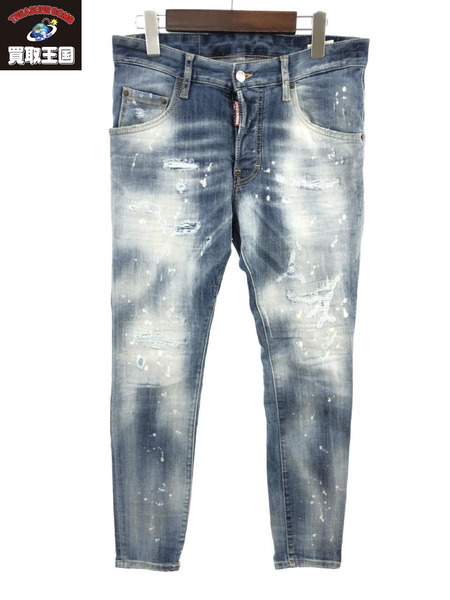 DSQUARED2 21AW Super Twinky Jean ダメージ×ペイント加工 デニム