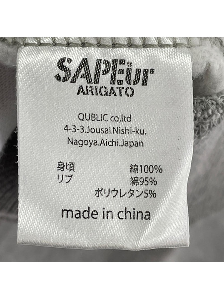 SAPeur スウェット・トレーナー ×ビックリマン/グレー/L
