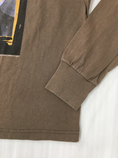 90s GIANT USA製 GREEN DAY nimrod L/S Tシャツ ロンTee (L) ブラウン