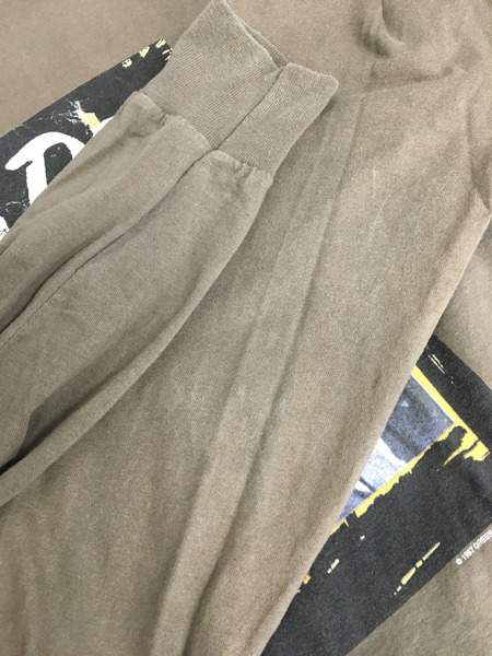 90s GIANT USA製 GREEN DAY nimrod L/S Tシャツ ロンTee (L) ブラウン