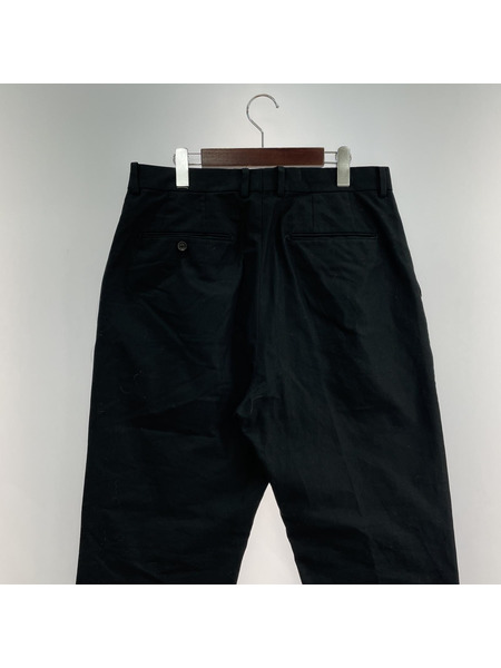 WACKO MARIA PLEATED CHINO TROUSERS 1タックチノトラウザー XL ブラック