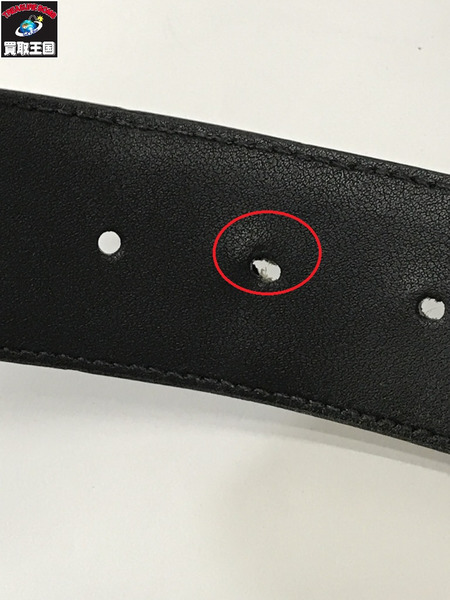  GUCCI 411924・CWCIN・110・44・493075 シグネチャー レザーベルト