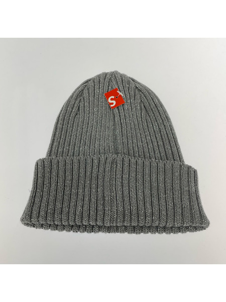 Supreme 25SS Overdyed Beanie シルバー
