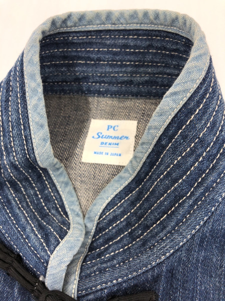 Porter Classic SUMMER DENIM CHINESE COAT (M)[値下]