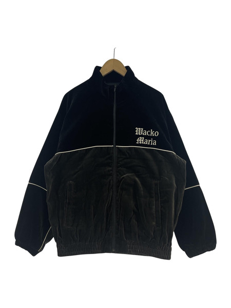 WACKO MARIA VELVET TRACK JACKET S ブラック