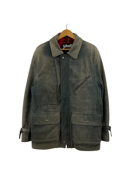 USA製 schott leather craft process jacket 38