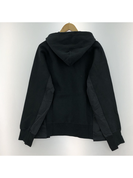 NIKE×sacai  　パーカー　ブラック　S-P-CH