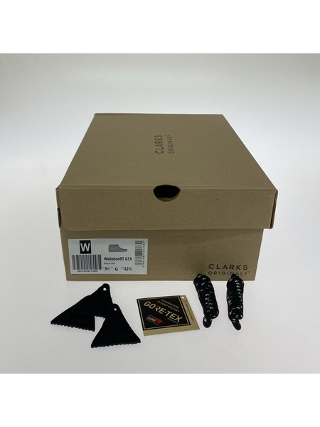 Clarks WallabeeBT GTX Black Suede スエードワラビー 8 1/2[値下]