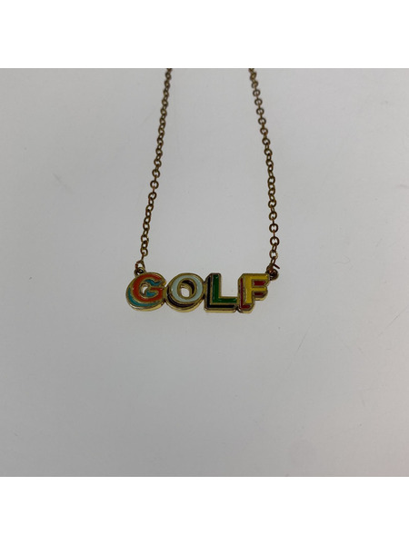 GOLF WANG 3D LOGO NECKLACE[値下]