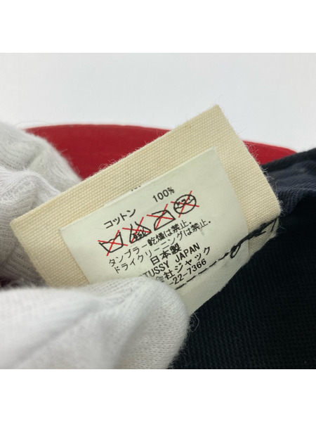 STUSSY キャップ ピーナッツ スヌーピー 紺赤
