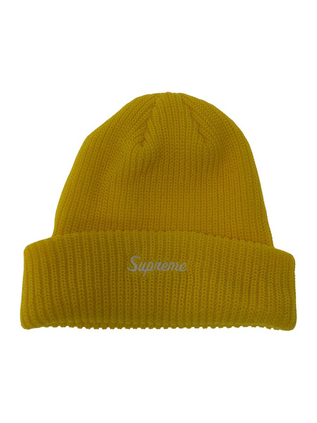 Supreme 23FW loose gauge beanie イエロー[値下]