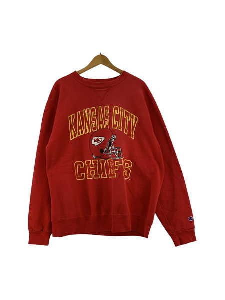 OLD/90S/CHAMPION/KANSAS CITY CHIEFS/RED/XL[値下]