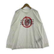 MM6 25ss YEAR OF THE SNAKE プリントロンTee M ホワイト SH2GC0021