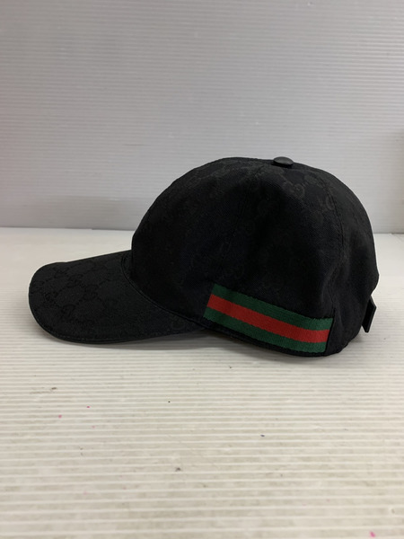 ラグ衣料その他 GUCCI GGキャンバスベースボールキャップ BLK