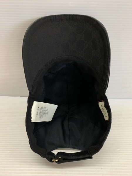 ラグ衣料その他 GUCCI GGキャンバスベースボールキャップ BLK