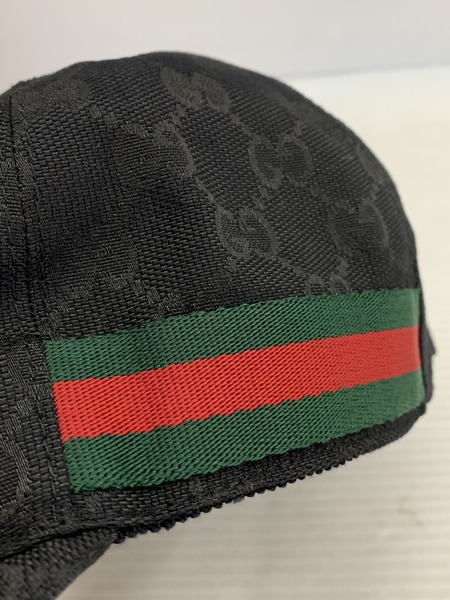 ラグ衣料その他 GUCCI GGキャンバスベースボールキャップ BLK