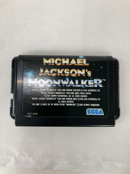 MD メガドライブ専用ソフト マイケルジャクソンズ ムーンウォーカー