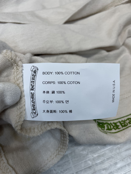 CHROME HEARTS 25AW Back Horseshoe Print Ladies Ringer Tee M