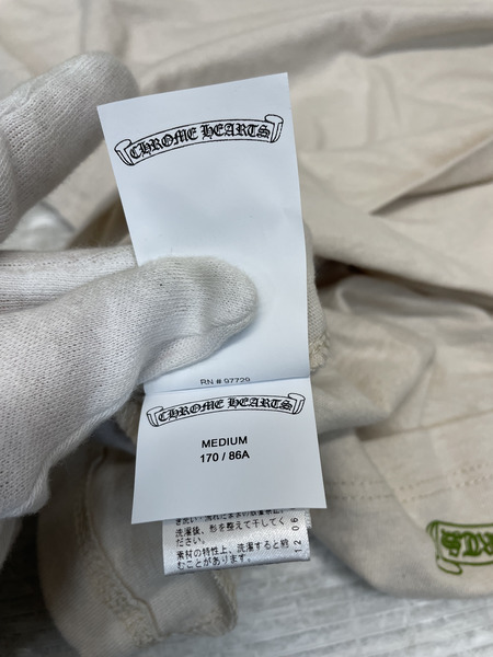 CHROME HEARTS 25AW Back Horseshoe Print Ladies Ringer Tee M