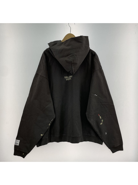 GALLERY DEPT 90S RECYCLE HOODIE Washed Black 加工パーカー XL