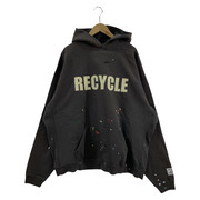 GALLERY DEPT 90S RECYCLE HOODIE Washed Black 加工パーカー XL