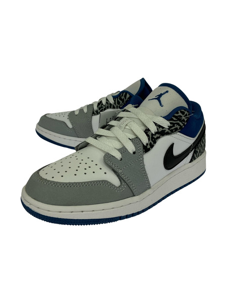 NIKE スニーカー AIR JORDAN 1 LOW SE GS TRUE BLUE