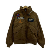 AVIREX CUSTOM CWU TOP GUN ミリタリージャケット 茶 M