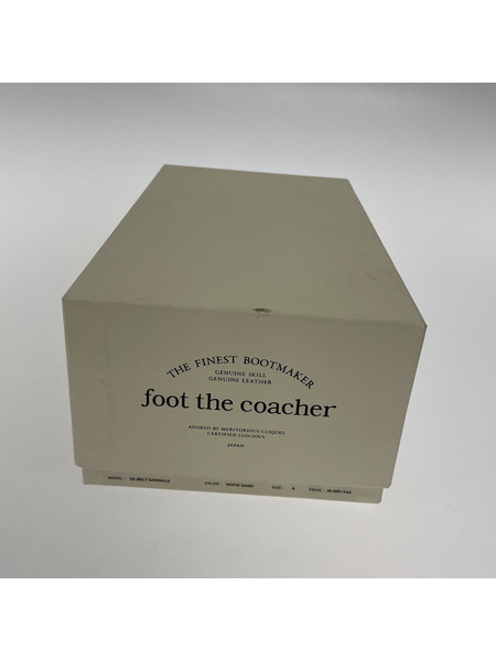 foot the coacher/SS BELT SANDALS/8/ホワイト
