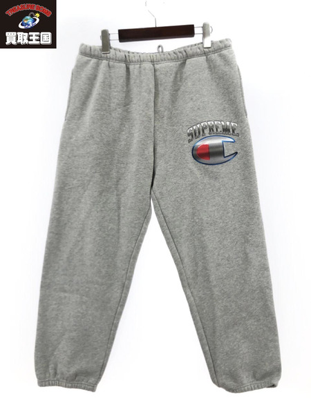 Supreme Champion Chrome Sweat Pant Heather Grey 2019SS S｜商品番号