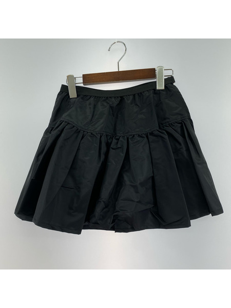 ミニスカート ALGON QUINS ストライプ スカート F 黒