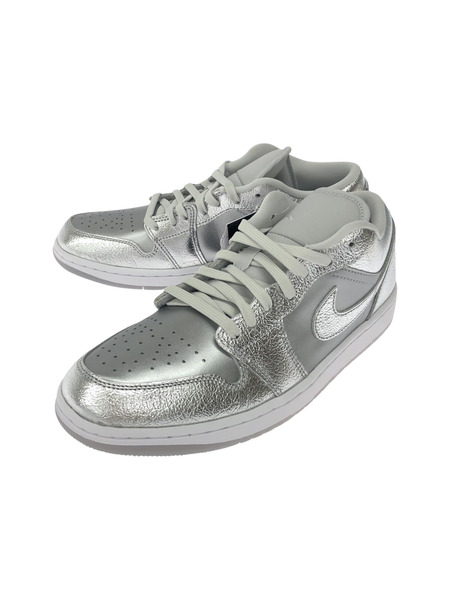 Air Jordan 1 Low Metallic Silver 27.0cm