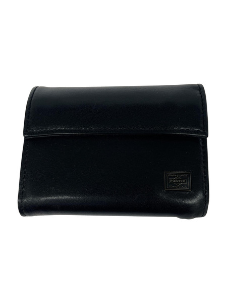 PORTER 吉田カバン PLUMEWALLET/牛革/BLK