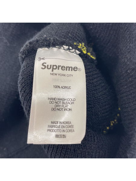 supreme 24k gold beanie/BLK