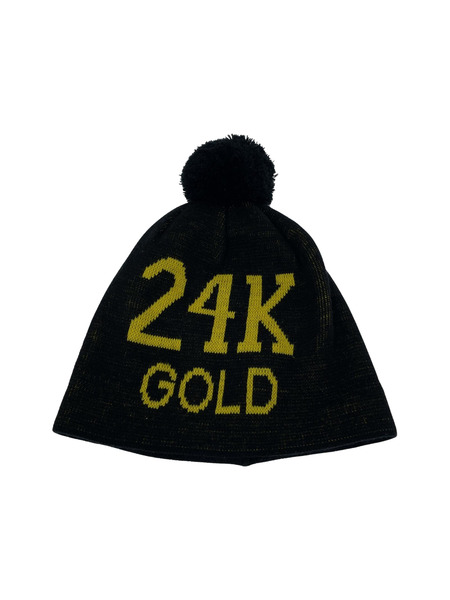 supreme 24k gold beanie/BLK