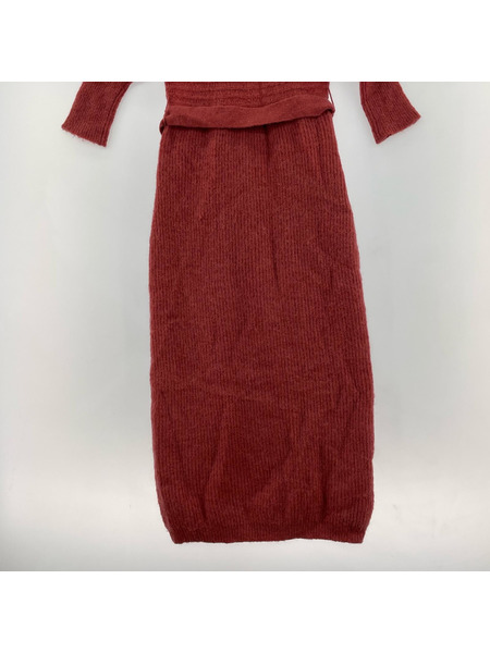 Lily Brown 長袖ワンピース モヘアワンピース PNK F