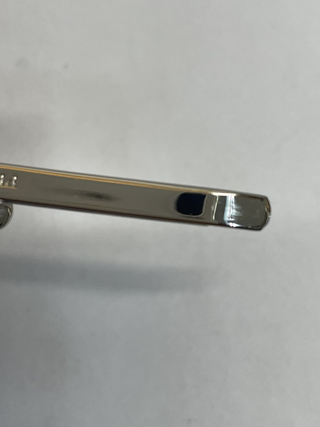 PRADA 三角ロゴメタル トライアングル ヘアピン BLK 小物