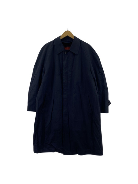 COMME des GARCONS HOMME DEUX 90s ライナー付 ステンカラーコート S ネイビー